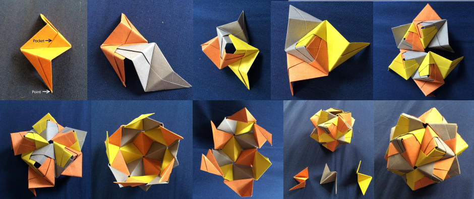 mini modular origami book
